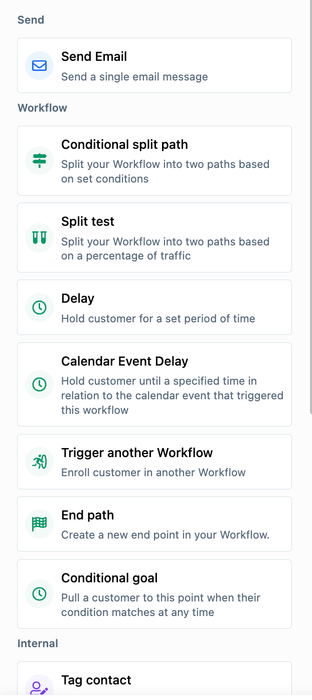 Workflow Steps