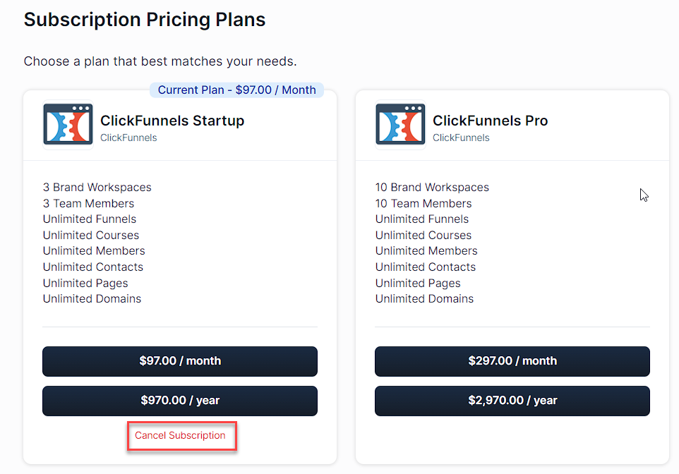 How to Cancel Clickfunnels 2.0  