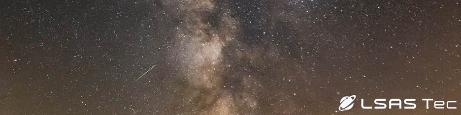 A stars in the sky
Description automatically generated