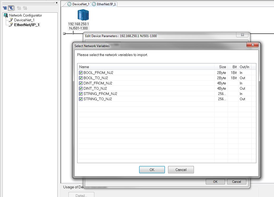 Select Vars to Import