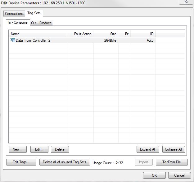 Structure Tag Set In