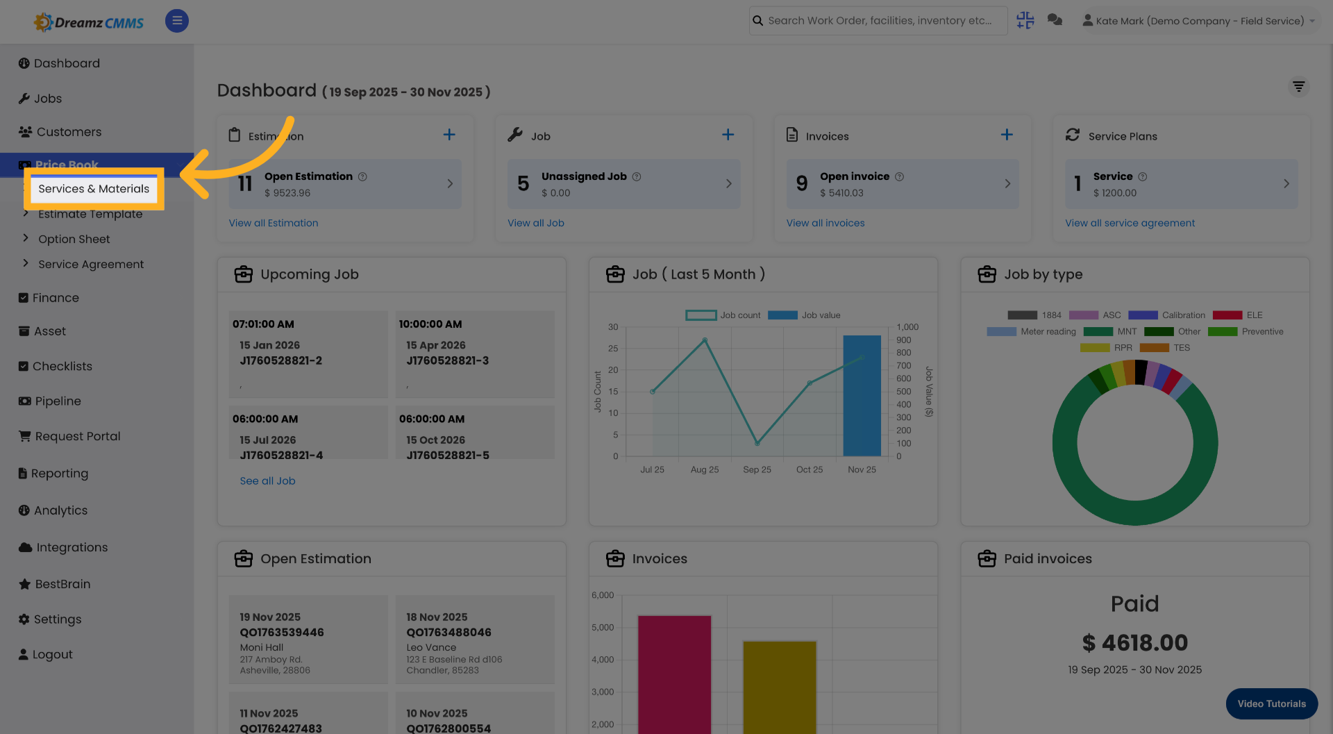 Open Services and Materials