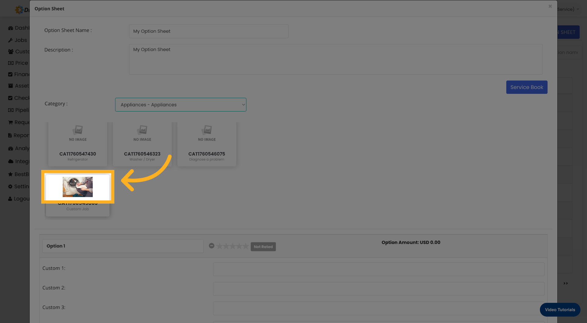 Access Additional Selection