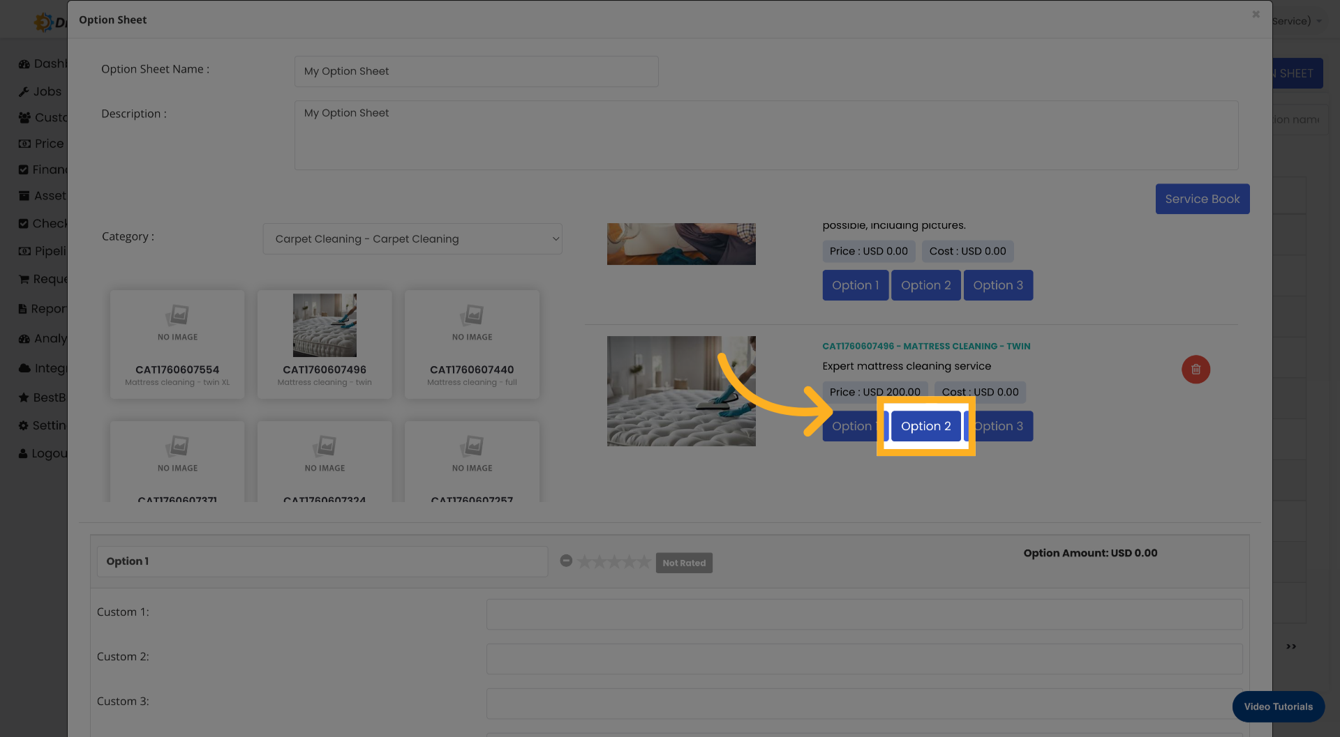 Select Second Option