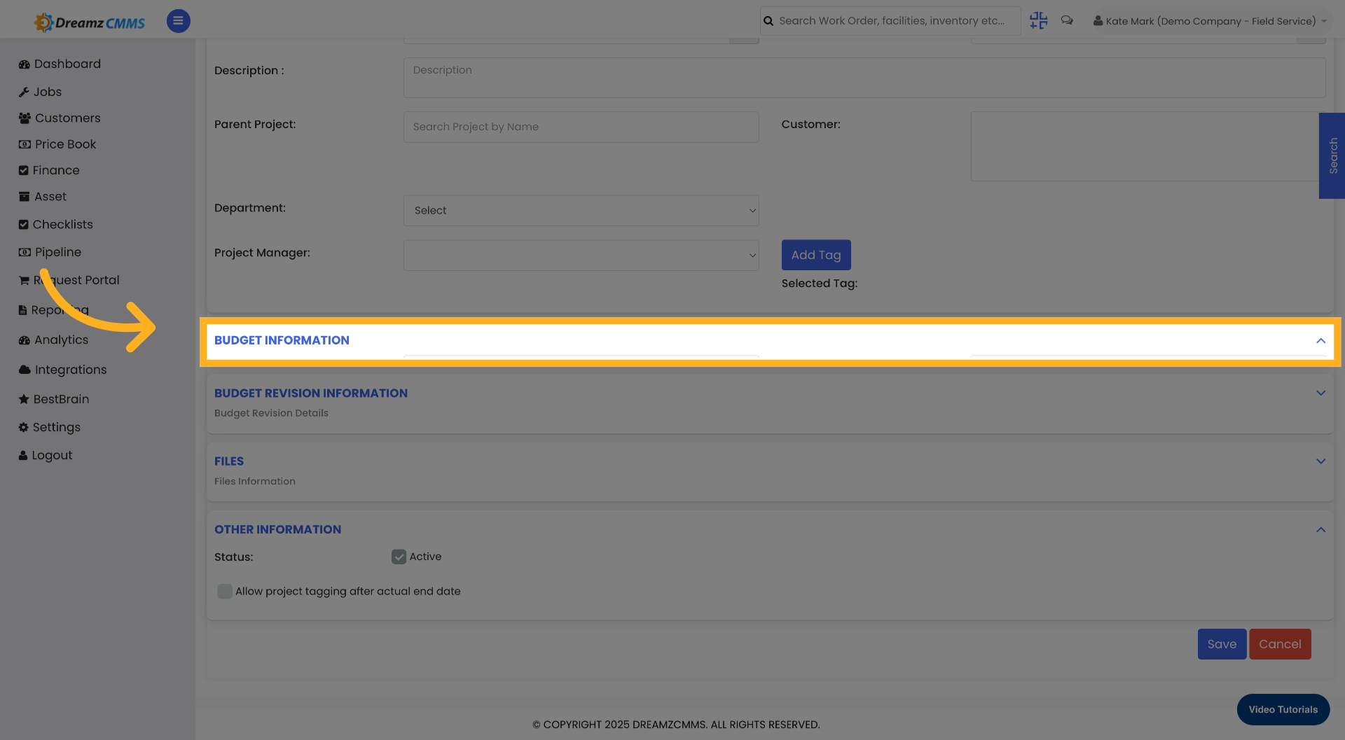 Access Budget Information