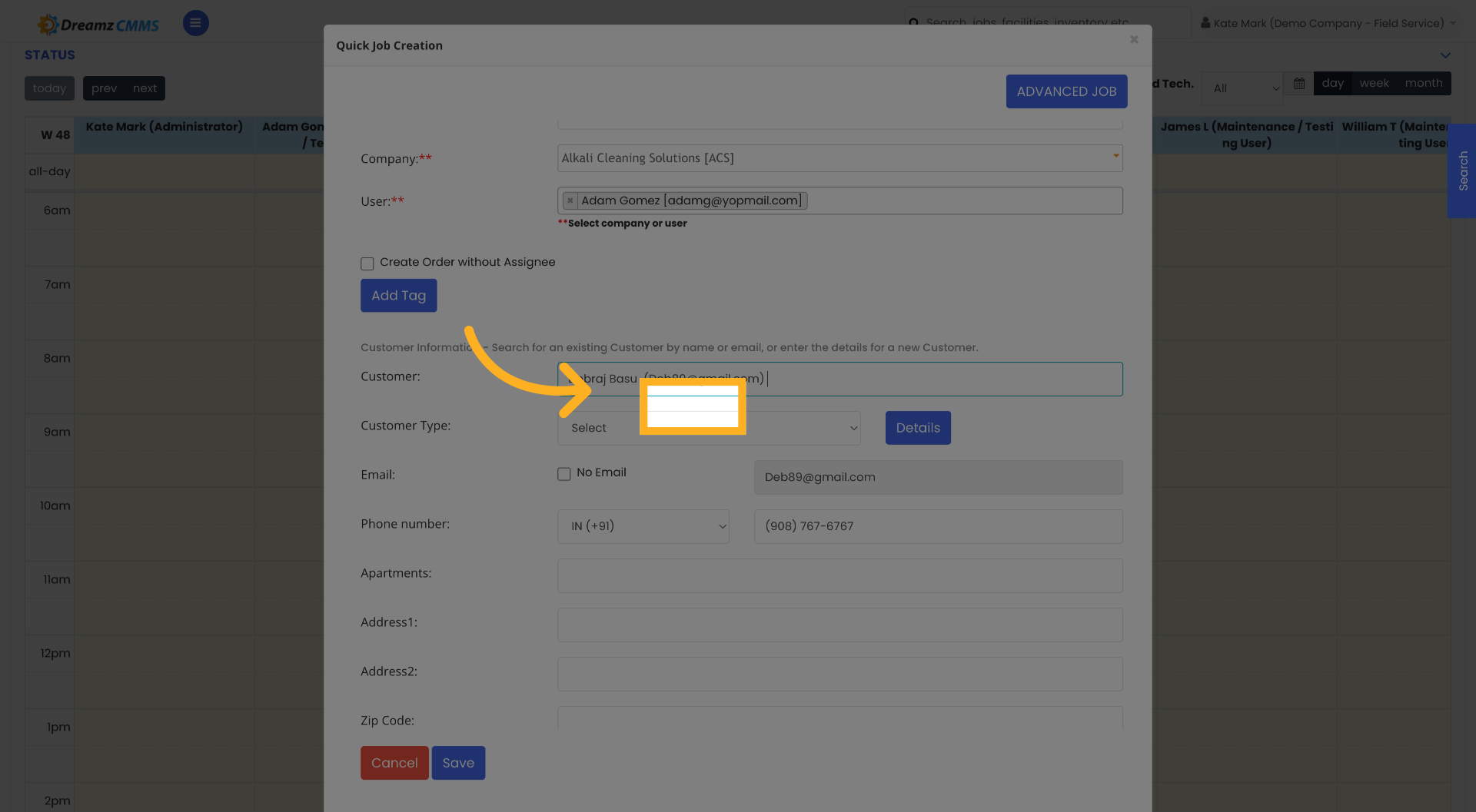 Select Customer From Results