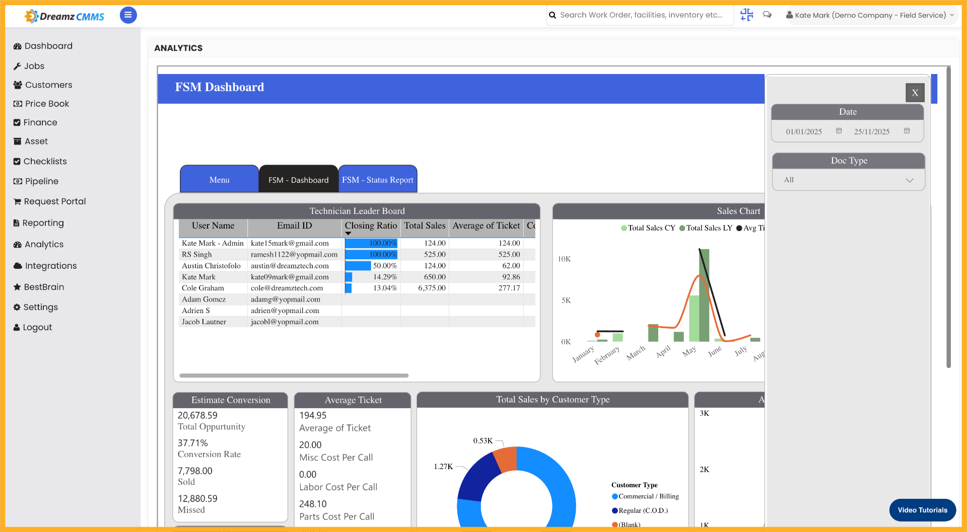 Open Filter Settings