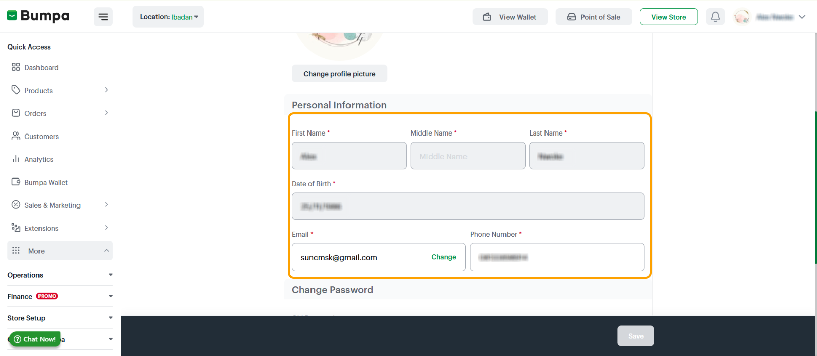 Make the necessary changes