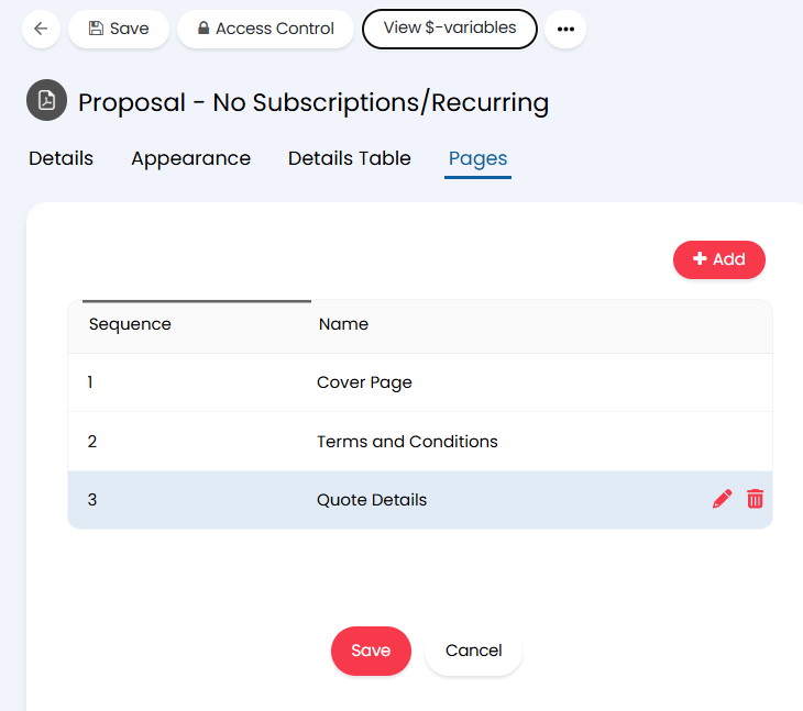HaloPSA - Edit Quote Details section