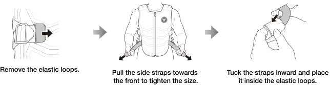 Tightening side straps