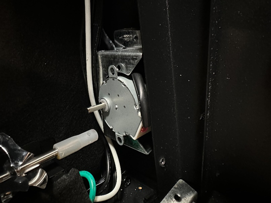 Position of new flame motor