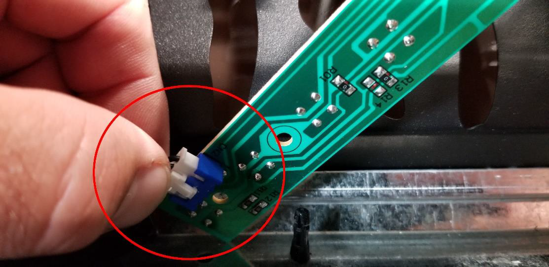 Reattaching LED light cable