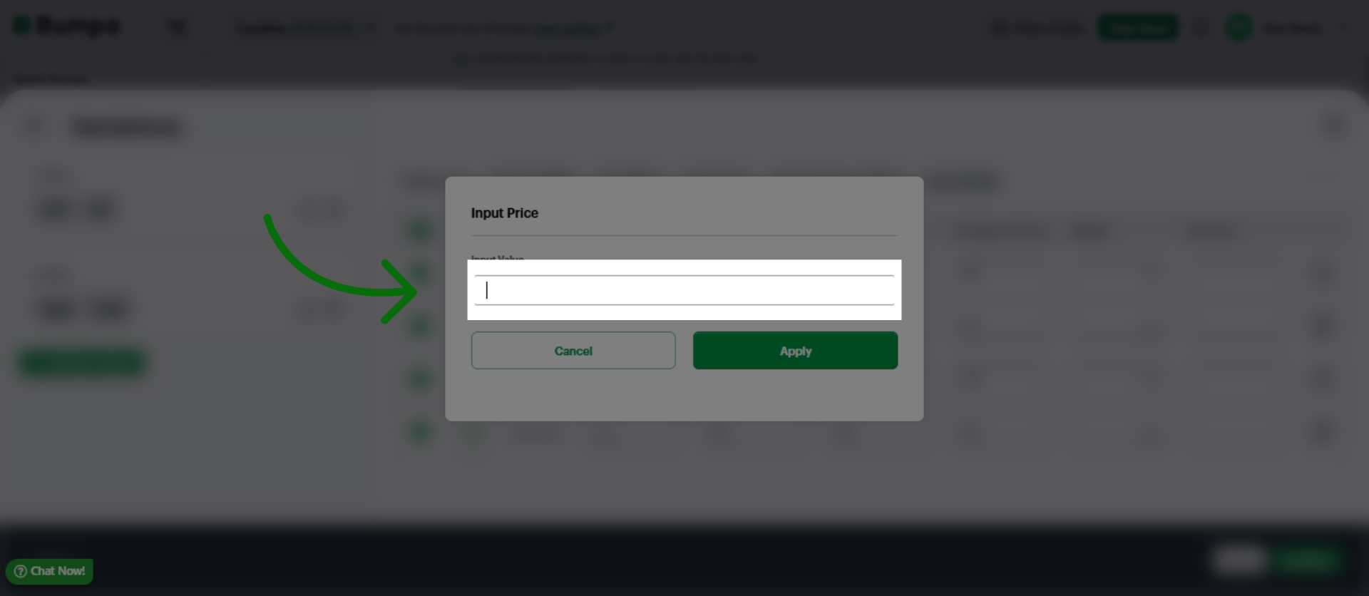 Access Price Field