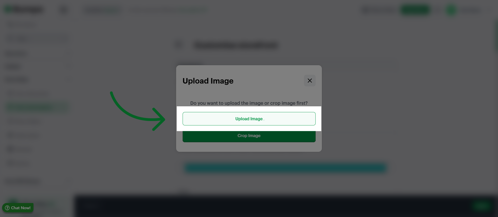 Confirm Image Upload