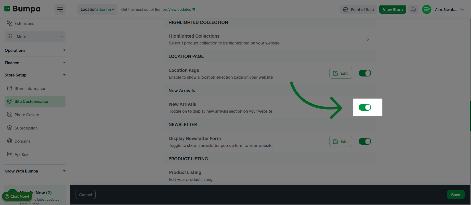 Enable Media Feature