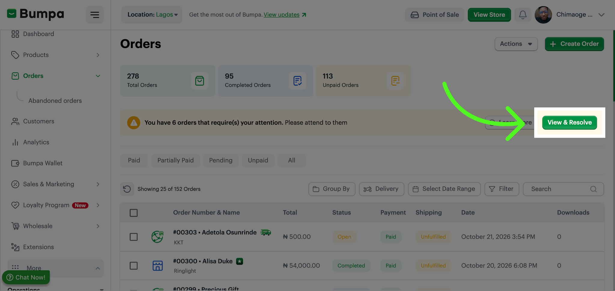 Access View & Resolve