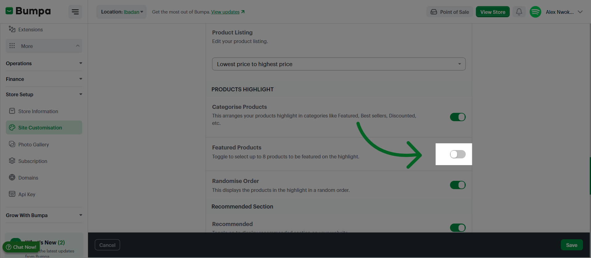 Activate Additional Feature