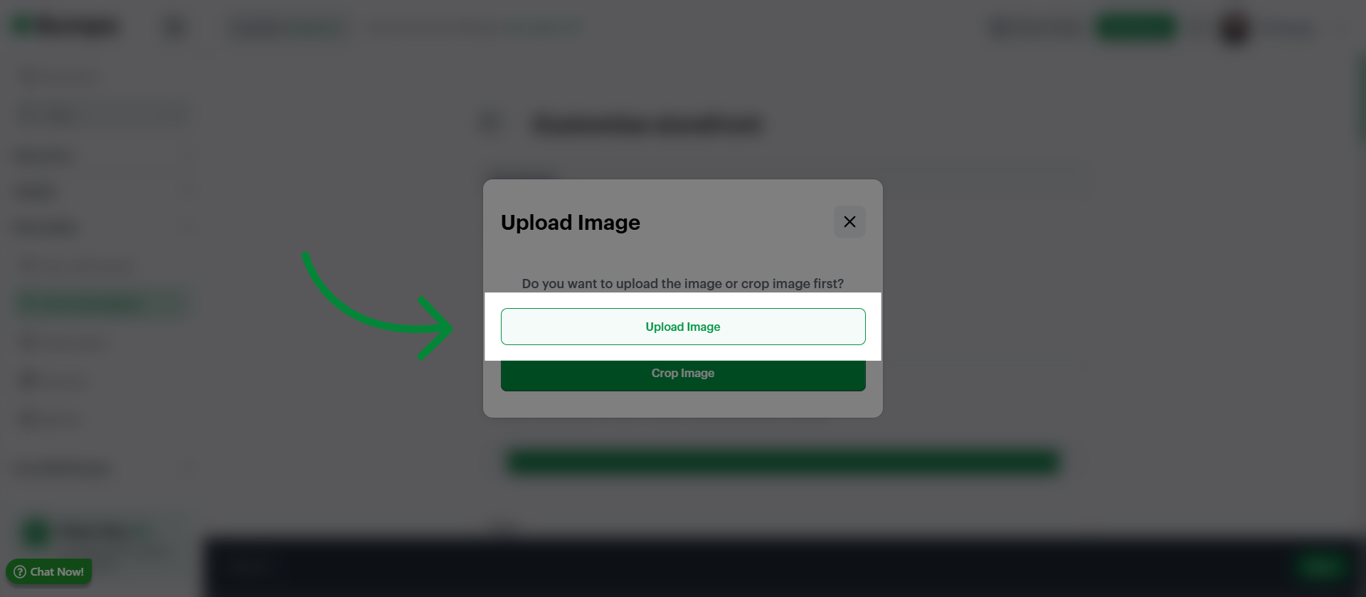 Confirm Image Upload