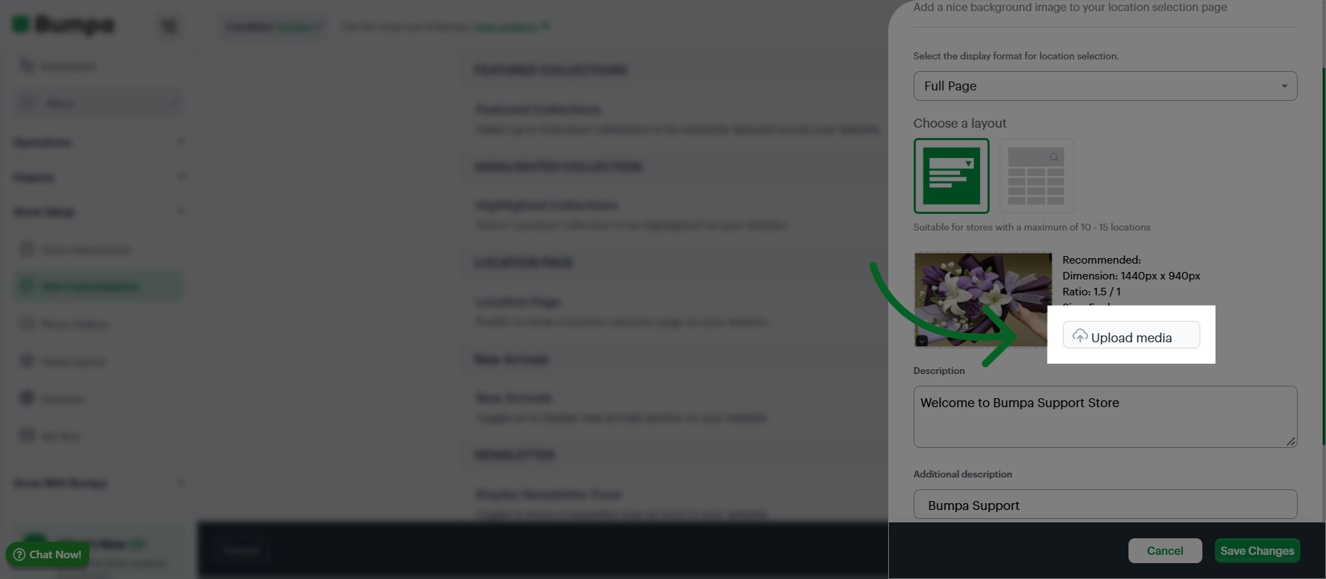 Upload Media Files
