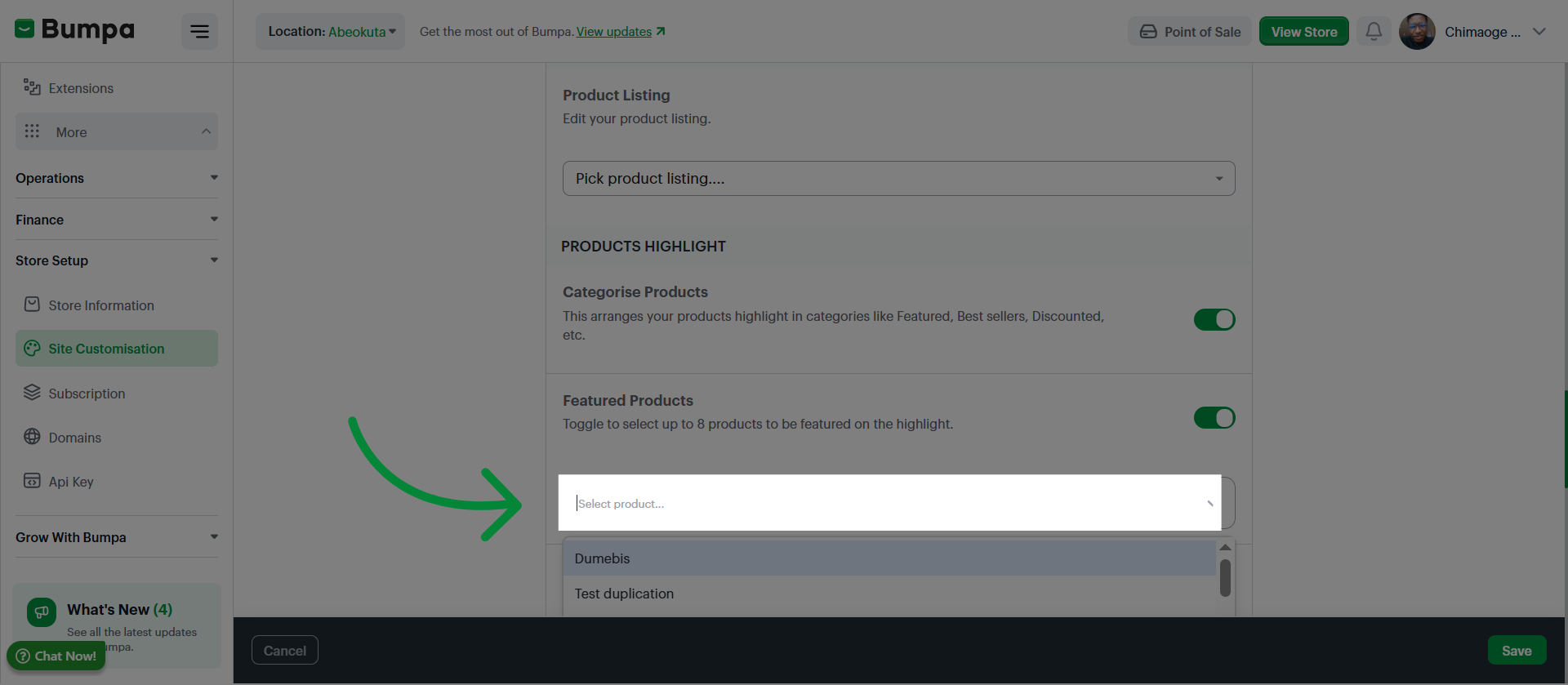 Proceed Within Interface