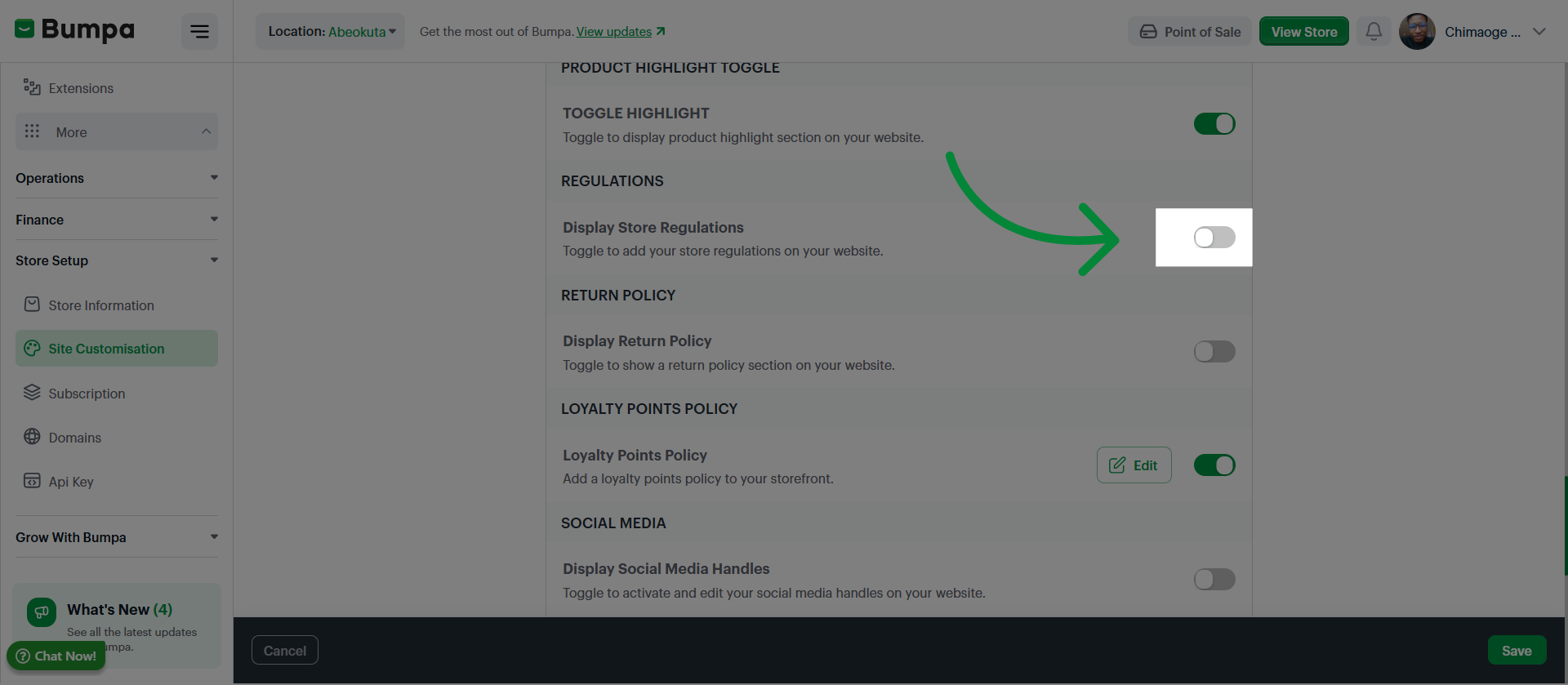 Activate Additional Feature