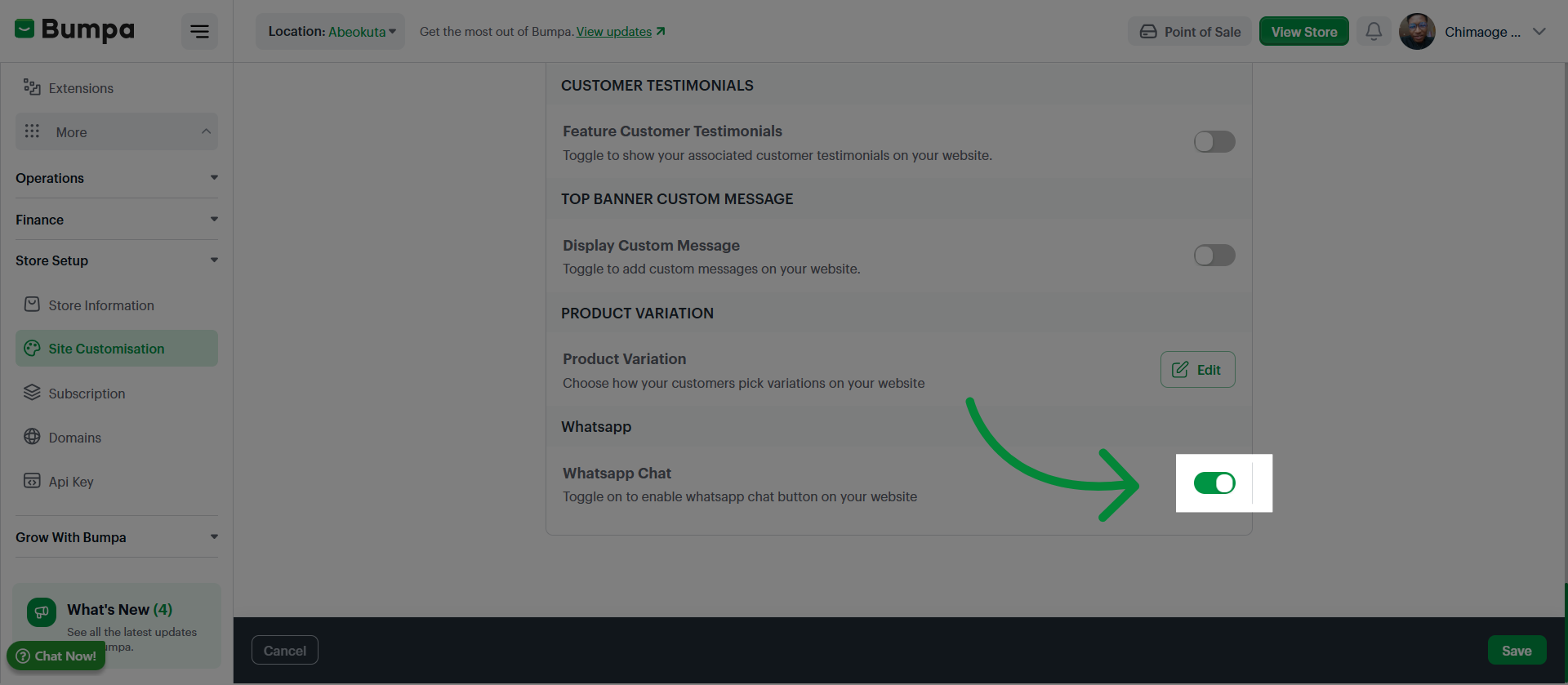 Enable Last Feature