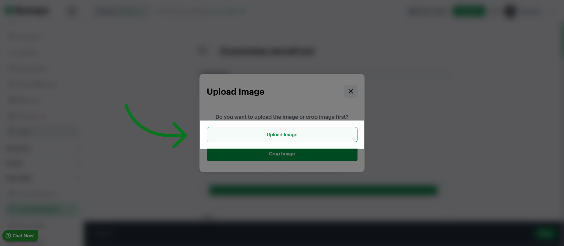 Confirm Image Upload