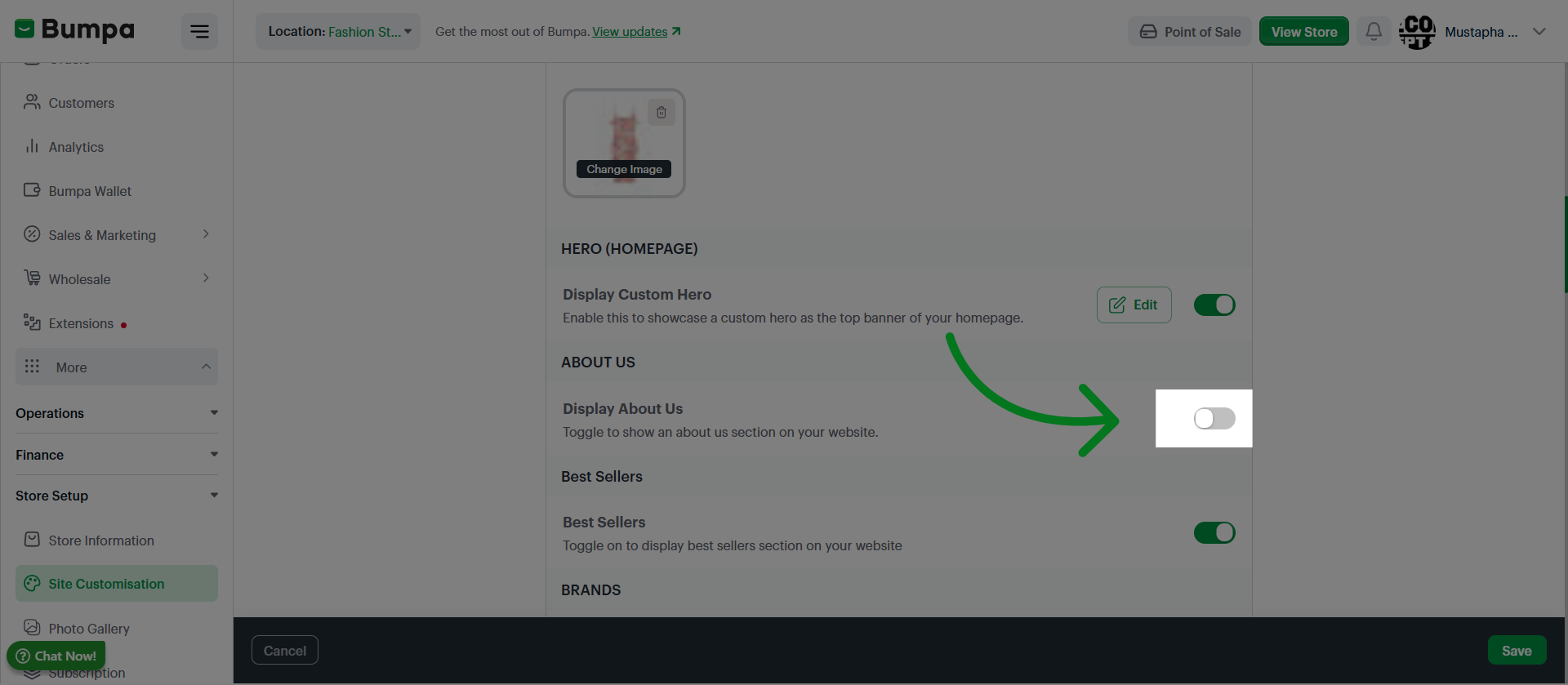 Enable Feature Toggle