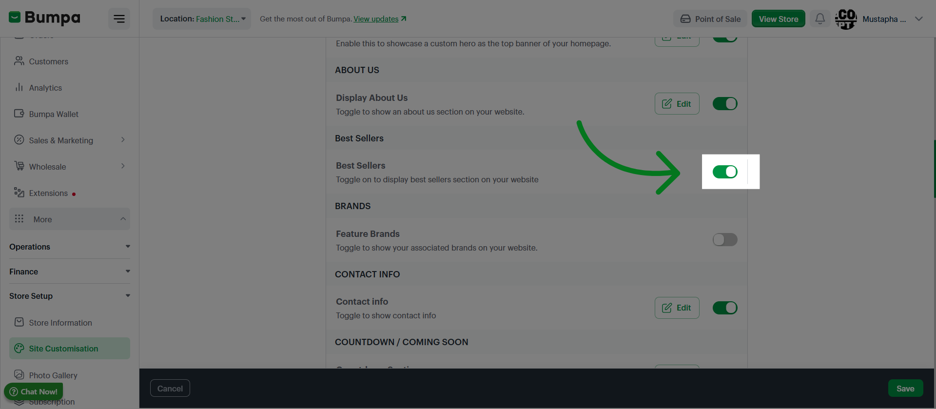 Enable Feature Toggle