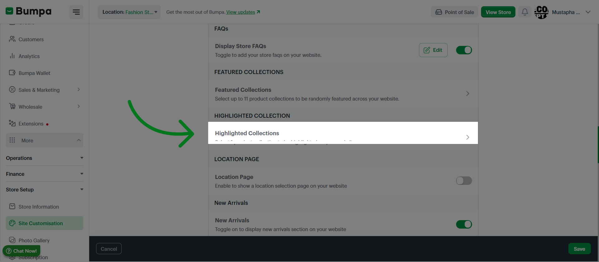 Access Highlighted Collections