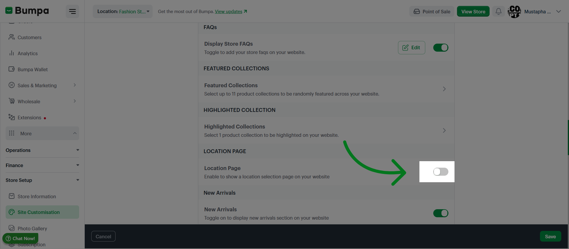 Enable Feature Toggle