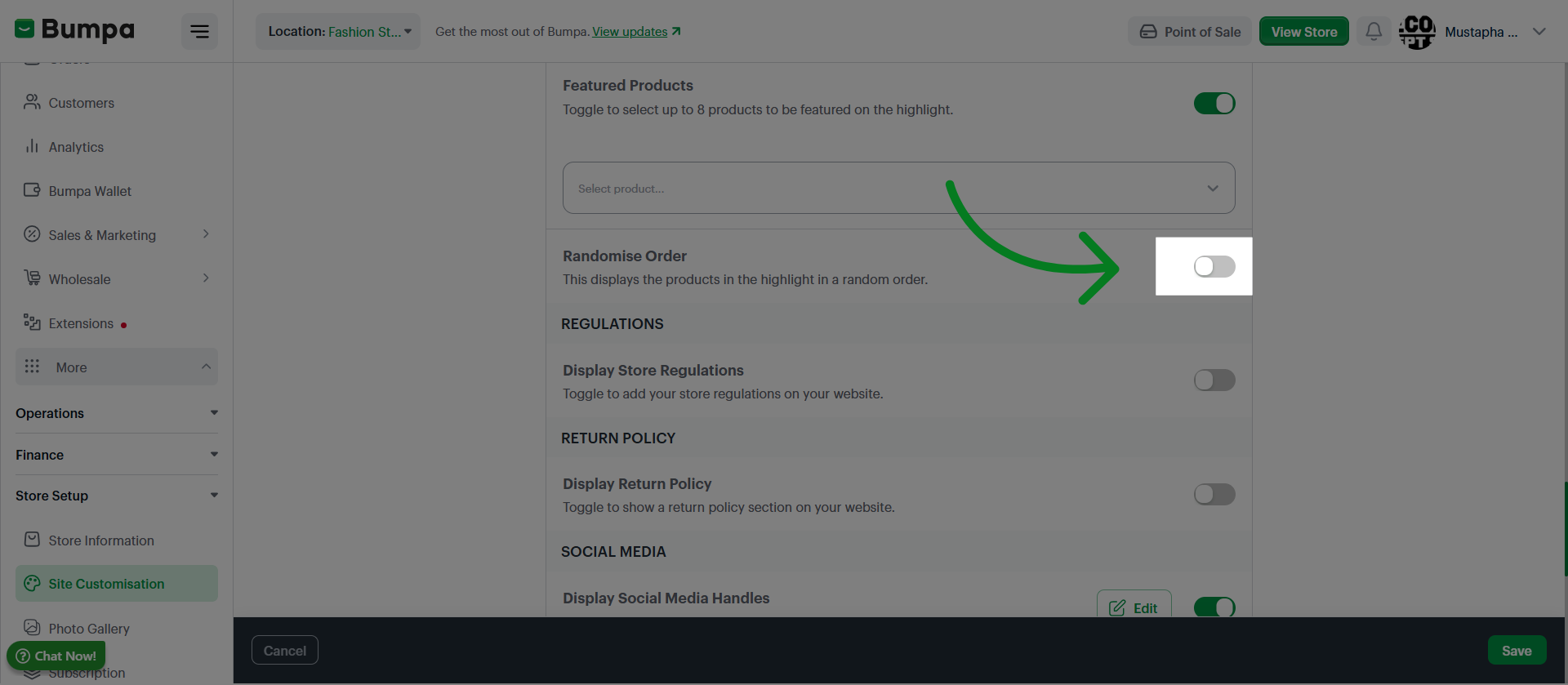 Select Third Option