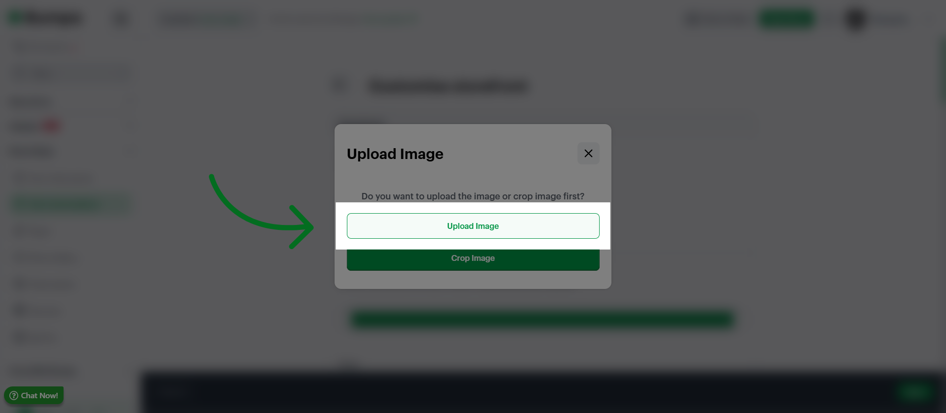 Confirm Image Upload