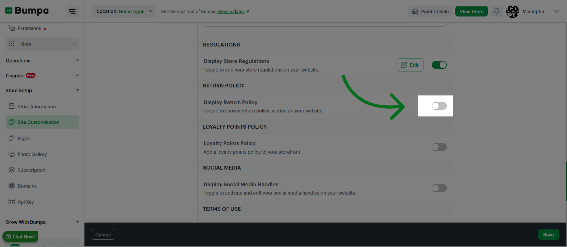 Enable Additional Feature