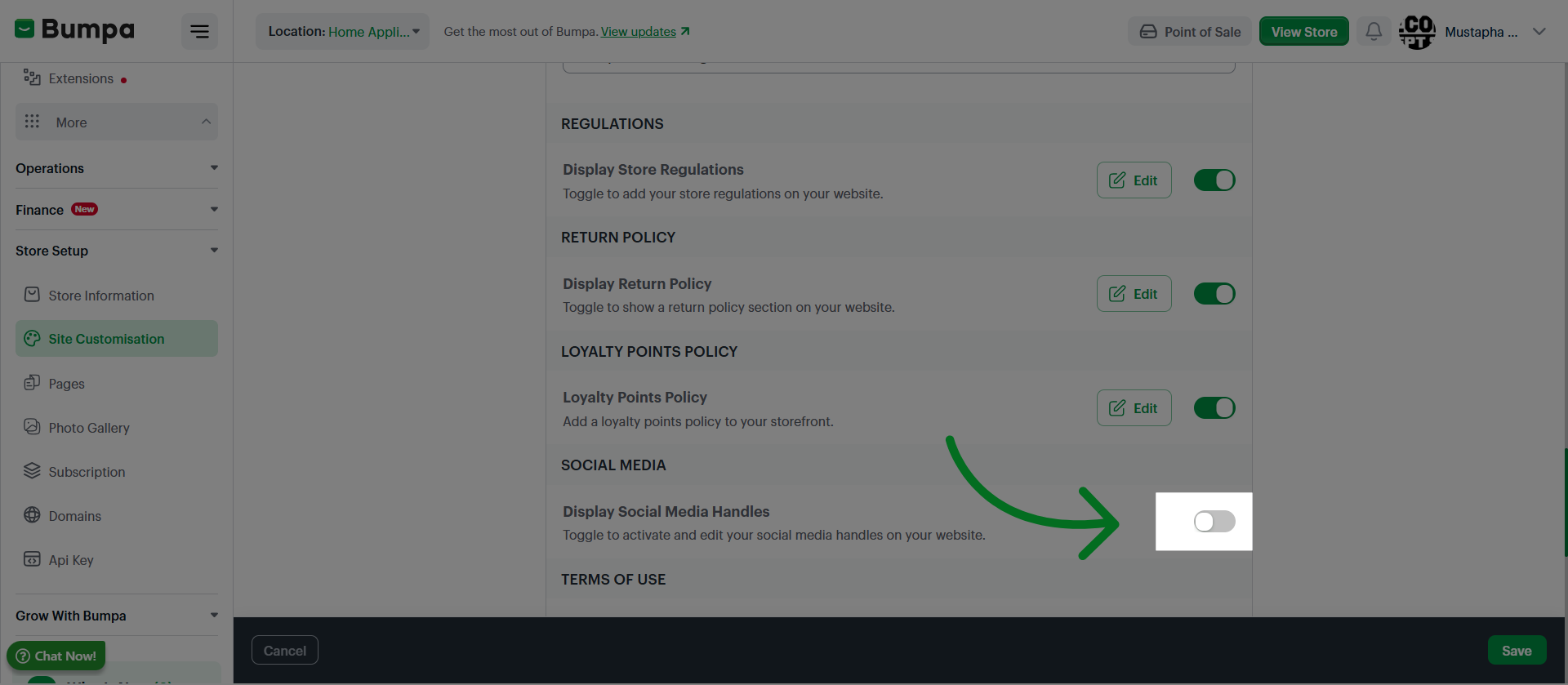 Enable Product Feature