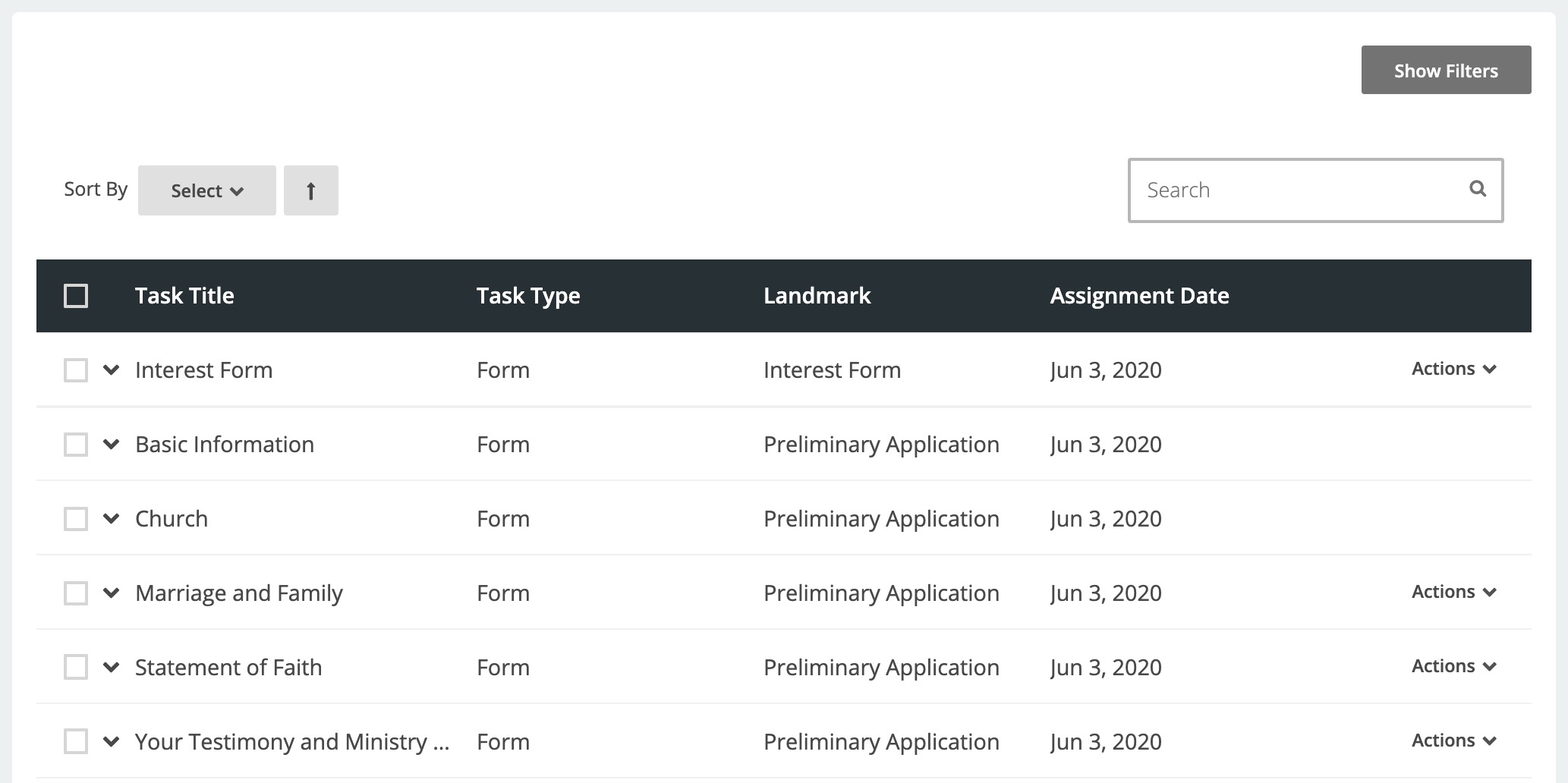 Workflow Data Module