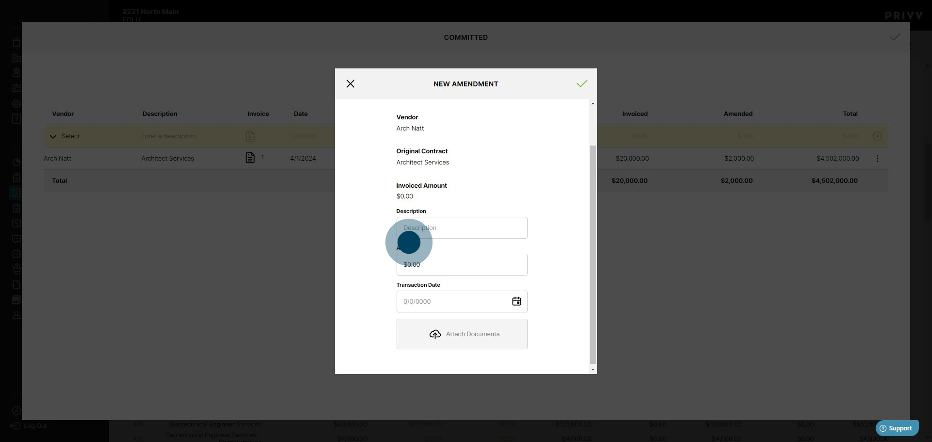 7 Click on "Budget Code Pro..."