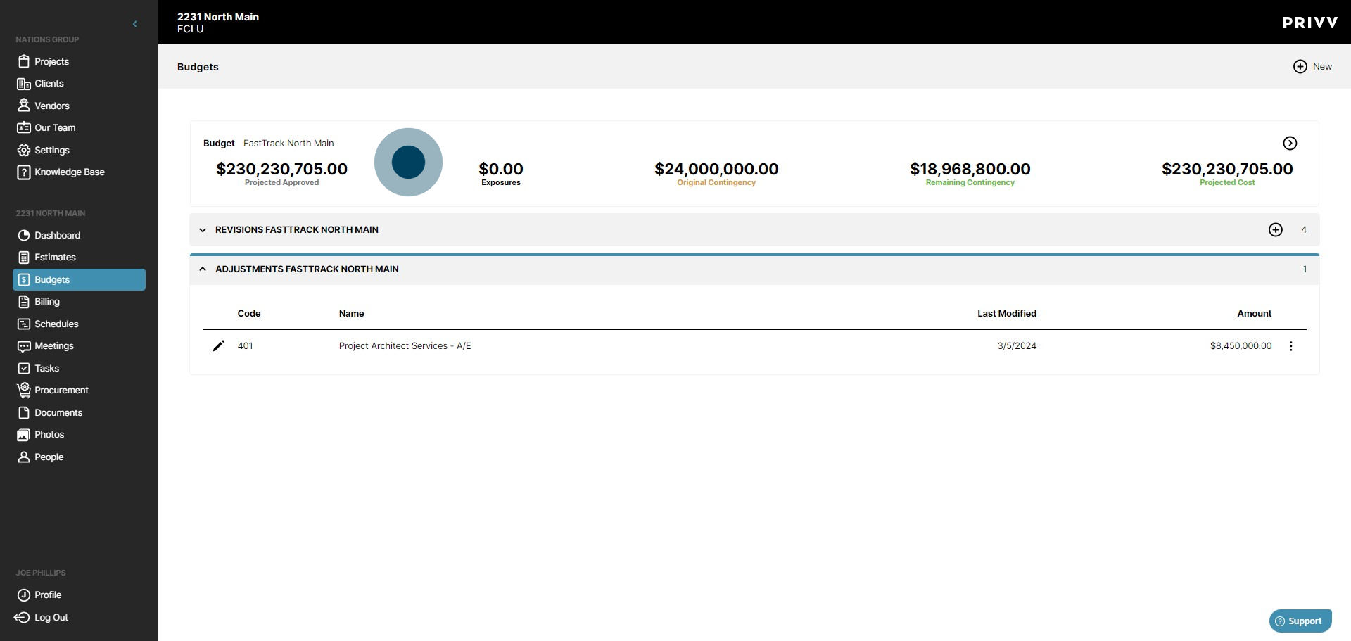 2 Click on "$230,230,705.00..."