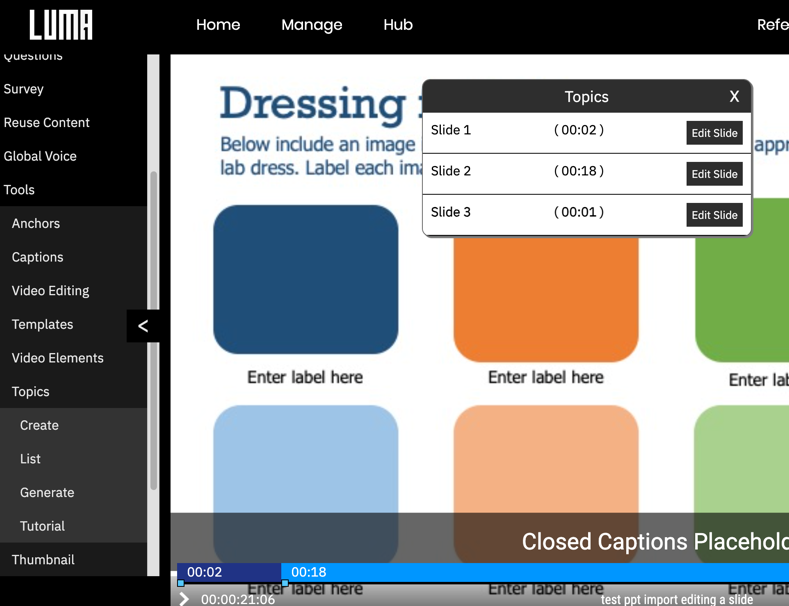 A screenshot of a video
Description automatically generated