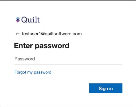 Step 1 - Sign In Page