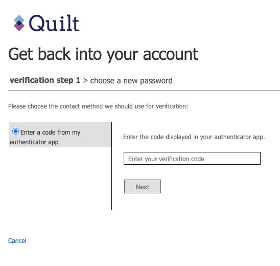 Step 4 - Choose New Password