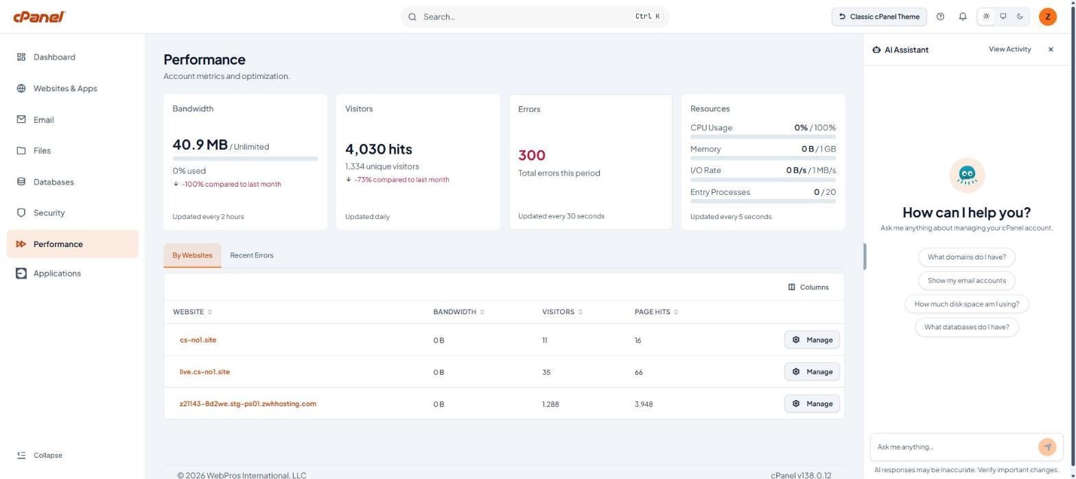 แผง AI Assistant ที่เปิดด้านขวาของหน้าจอ