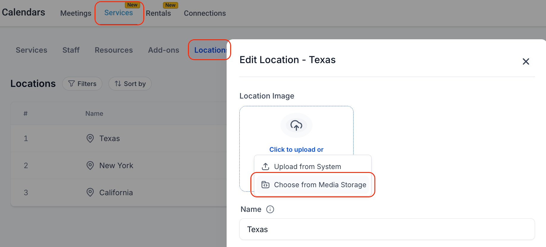 Location - Media Storage