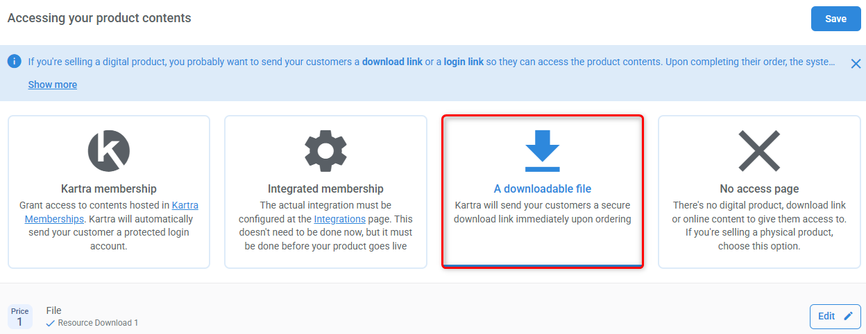 Product content: Downloadable file