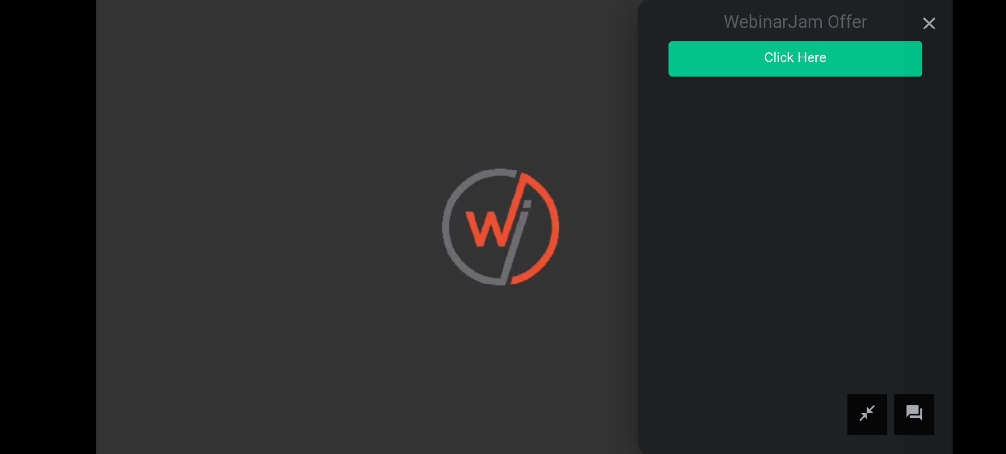 Offer in landscape mode