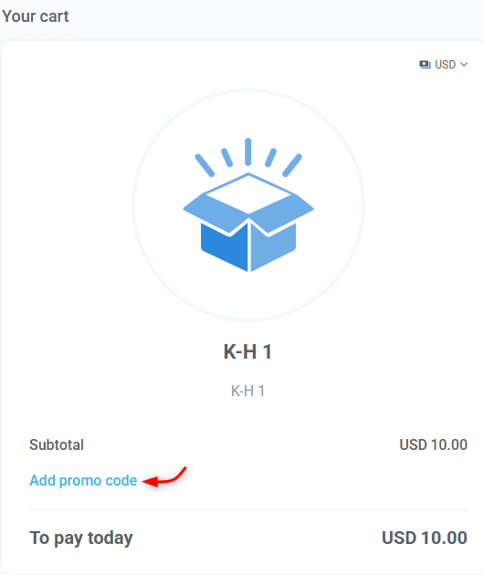 Add promo code option in checkouts
