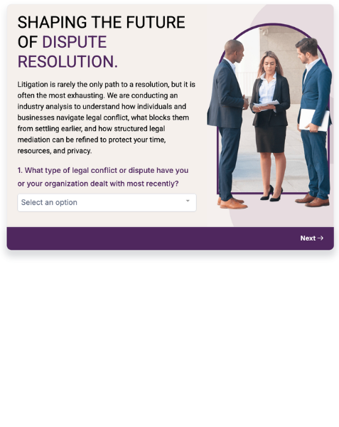 Mediation Services - Survey