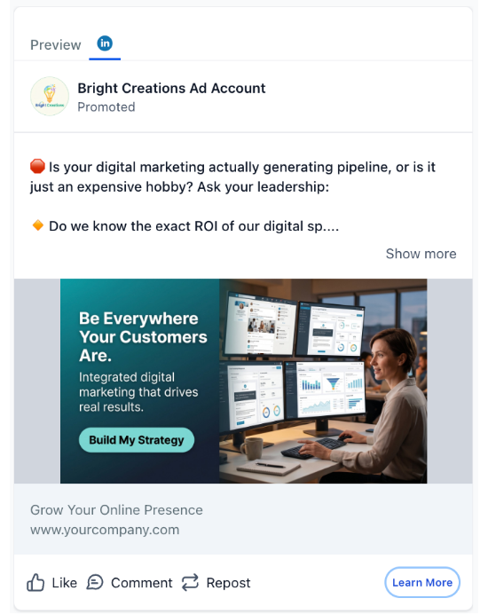 Digital Marketing - LinkedIn Ad