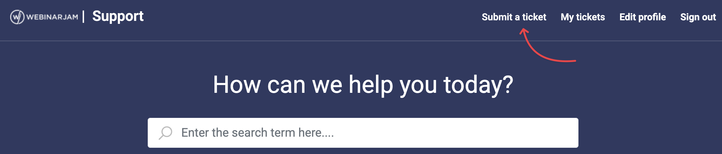 Live chat widget in the help center
