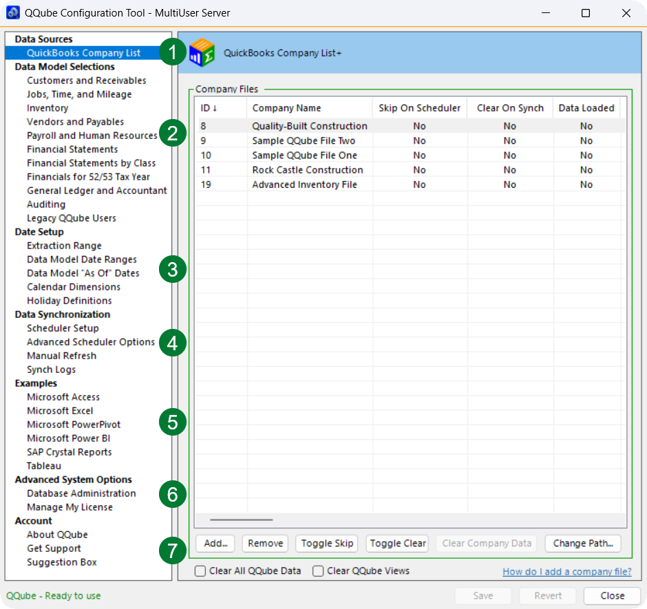 QQube Configuration Tool